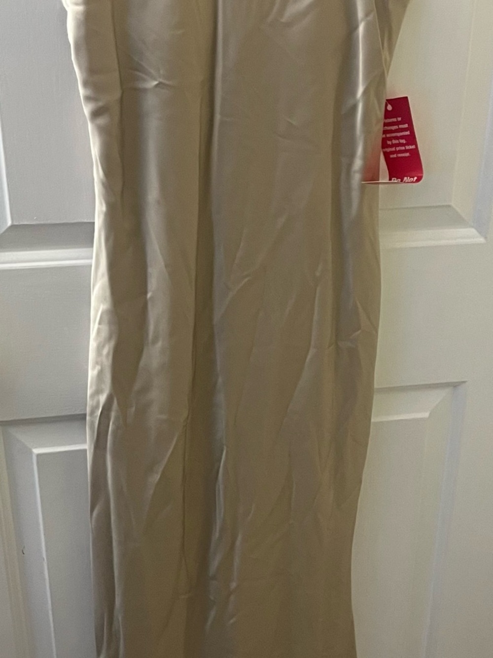 Calvin Klein Satin Slip Dress in Beige size 4 NEW